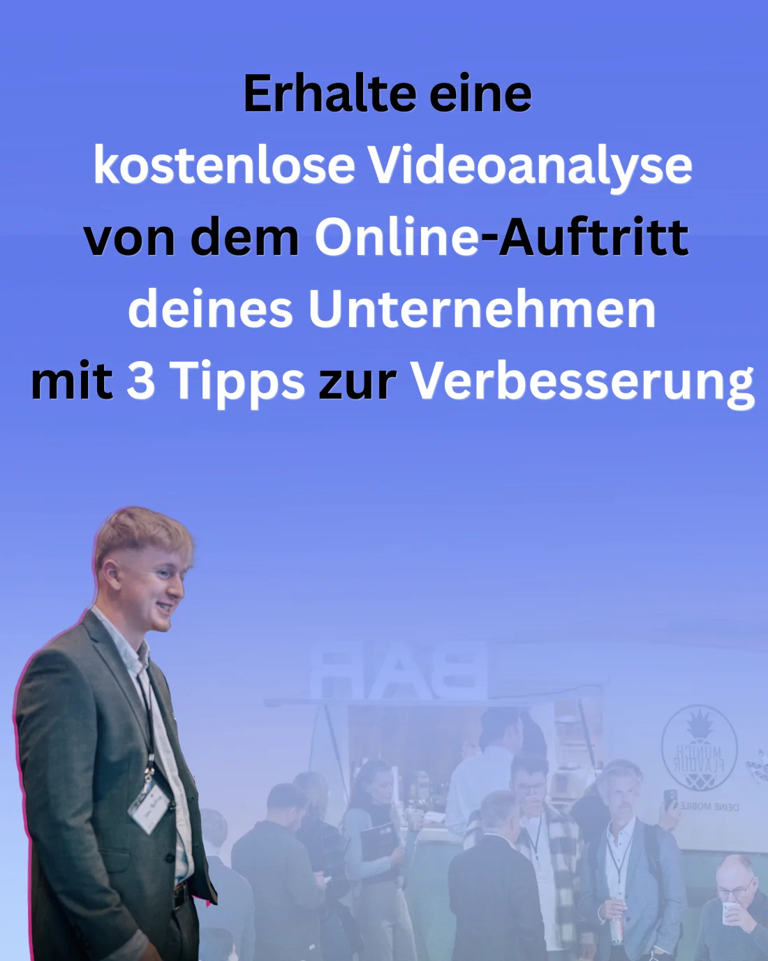 Kostenlose Videoanalyse des Online-Auftritts mit drei konkreten Verbesserungstipps von ImpressRank